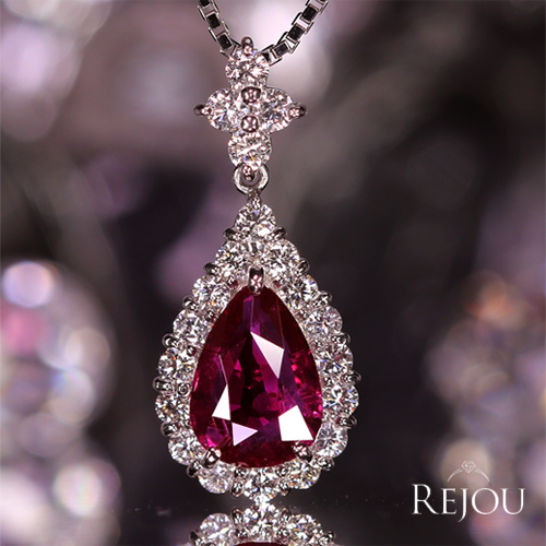 第441回抽選販売＞非加熱ルビー 2.0ct ダイヤモンド 0.7ct
