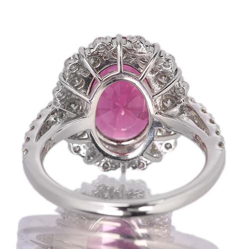 あ*ん様 天然ルベライト0.17ct＆ダイヤモンド0.10ct リング ルベライト 4ct ダイヤモンド 1ct プラチナ リング(指輪)【品質保証書
