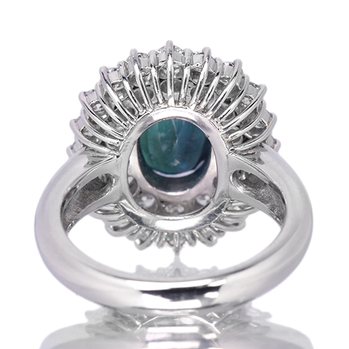 アレキサンドライト 2.7ct ダイヤモンド 1.6ct プラチナ リング(指輪