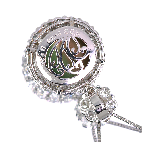 パーティカラートルマリンキャッツアイ 6.0ct ダイヤモンド 1.2ct