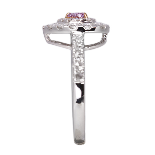 ハートシェイプピンクダイヤモンド 0.2ct/FVPP/SI2 ダイヤモンド
