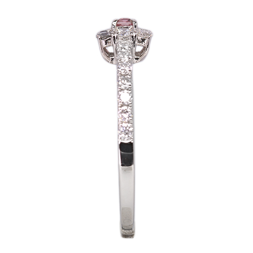 第444回抽選販売＞パパラチアサファイア 0.14ct ダイヤモンド