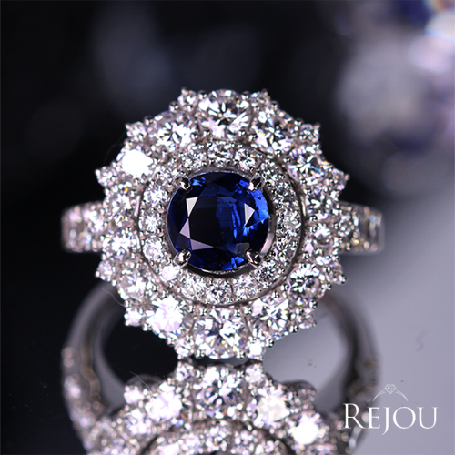 大粒 GIA ノンヒート 非加熱 天然 サファイア 指輪 リング 【公式通販】