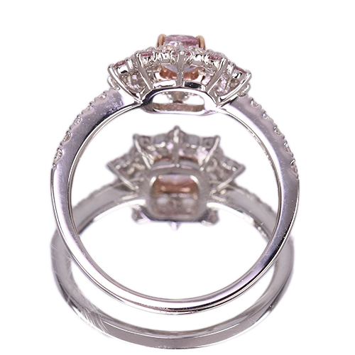 ピンクダイヤモンド 0.51ct/FPP/SI2 ピンクダイヤモンド 0.12ct