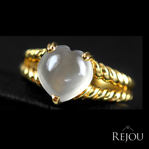 第447回抽選販売＞ハートシェイプ ムーンストーン 3.5ct