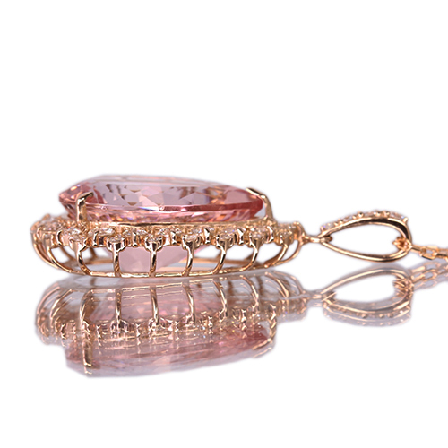 1/美品 K18PG ピンクゴールド モルガナイト2.30ct ペンダントトップ 楽天市場】【限定1本】 K18PG【2.27ct】【0.45ct】モルガナイト