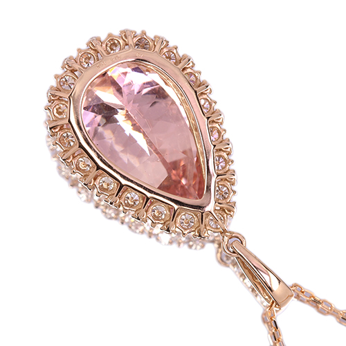 第448回抽選販売＞モルガナイト 9.1ct ダイヤモンド 1.0ct ピンク