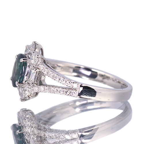 第448回抽選販売＞アレキサンドライト 0.68ct ダイヤモンド 0.7ct