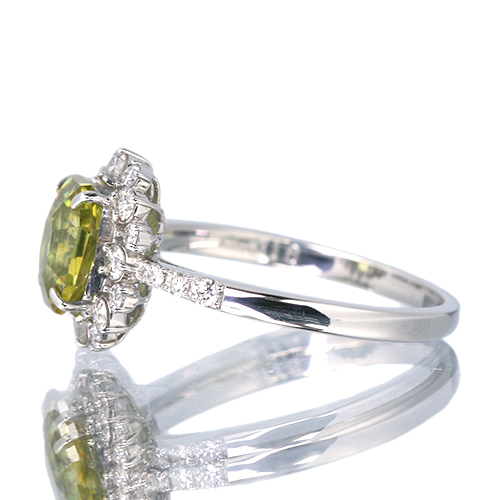 第448回抽選販売>スフェーン 1.1 ctダイヤモンド 0.3ct プラチナ 第448回抽選販売>スフェーン 1.1 ctダイヤモンド 0.3ct プラチナ