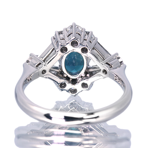 新作＞ブラジル産アレキサンドライト 1.2ct ダイヤモンド 1.0ct