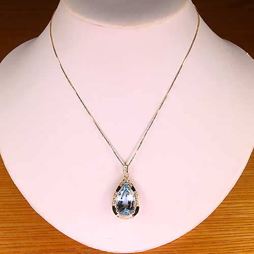 サンタマリアアクアマリン 約11ct ダイヤモンド 約0.2ct イエロー