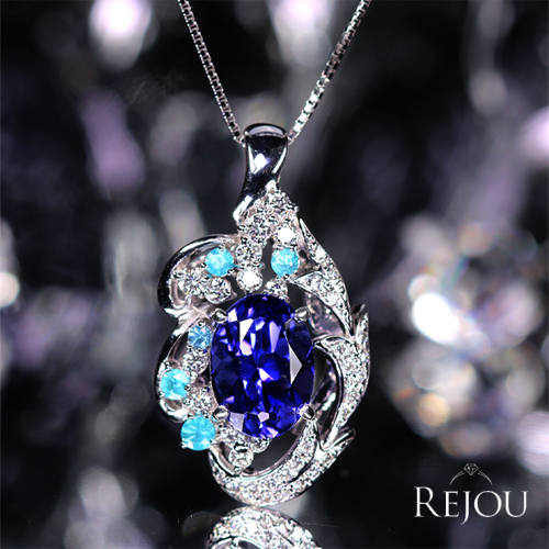 タンザナイト 3.6ct ブラジル産パライバトルマリン 0.17ct