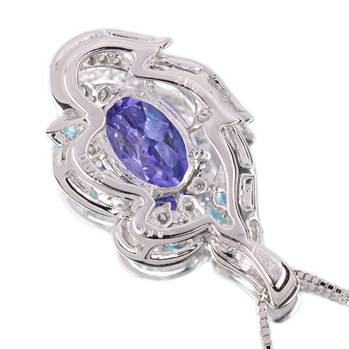タンザナイト 3.6ct ブラジル産パライバトルマリン 0.17ct 