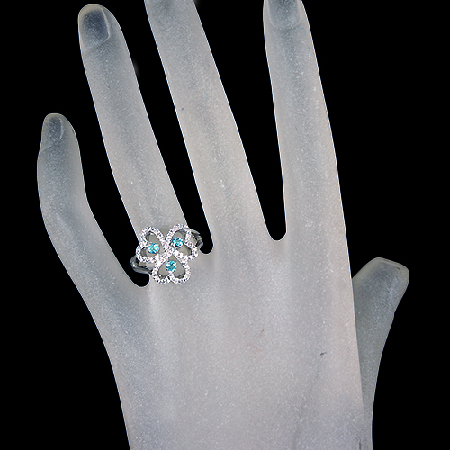 ブラジル産パライバトルマリン 約0.2ct ダイヤモンド 0.3ct プラチナ