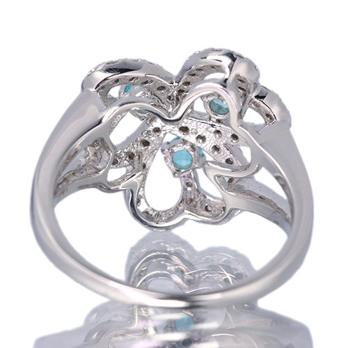 ブラジル産パライバトルマリン 約0.2ct ダイヤモンド 0.3ct プラチナ