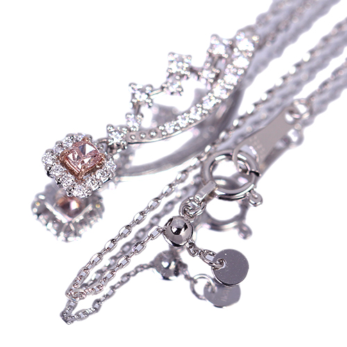 専用JF157★高級 ピンクダイヤモンド0.2ct コンビ ヘッド 鑑別付 JF157☆高級 ピンクダイヤモンド0.2ct コンビ ヘッド 鑑別付