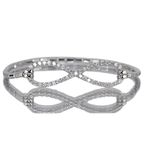 第452回抽選販売＞ダイヤモンド 1ct プラチナ バングル【品質