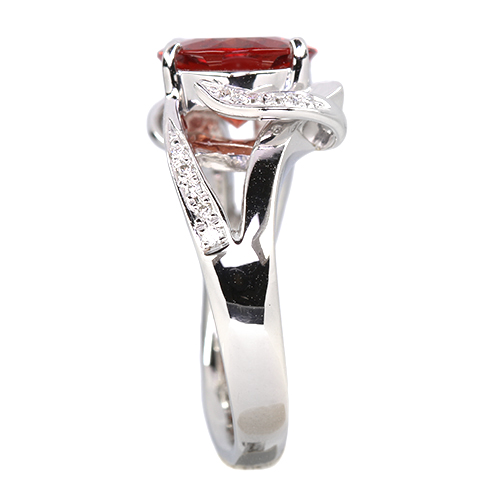 専用　Pアンデシン ダイヤモンドリング プラチナ ダイヤ アンデシン 2.5ct ダイヤモンド プラチナ リング(指輪)【品質保証書