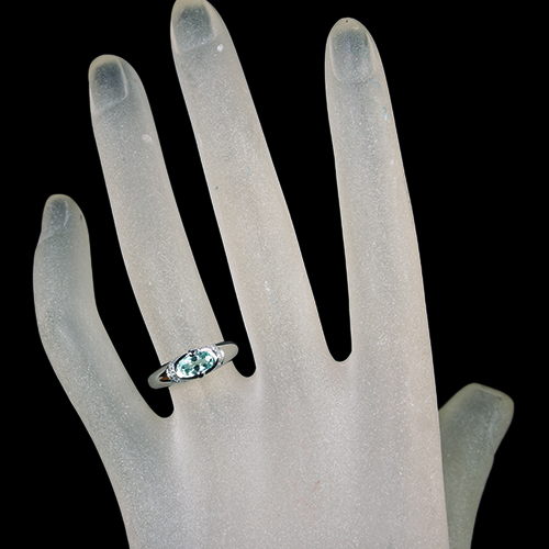 パライバトルマリン✰プラチナリング　14.5号 パライバトルマリン 5.47ct ダイヤモンド プラチナ リング（指輪