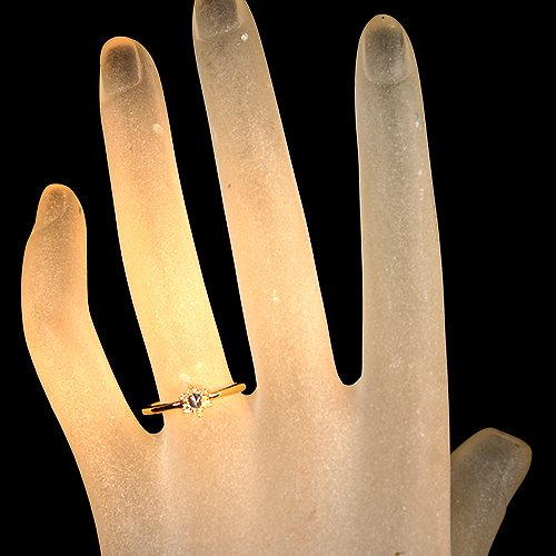 アレキサンドライトキャッツアイ ダイヤモンド ホワイトゴールド