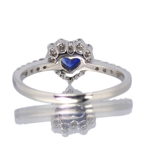 第454回抽選販売＞ハートシェイプブルーサファイア 0.4ct