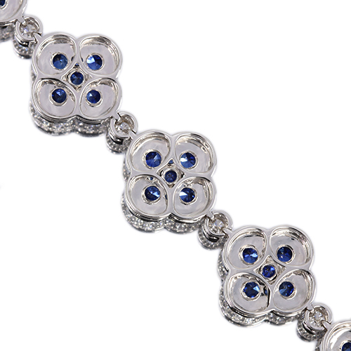 ブルーサファイア 約8ct ダイヤモンド 2.5ct ホワイトゴールド