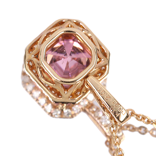 ★ピンクトルマリン 単結晶2.5gD(SA+) ピンクトルマリン ペアカット(貫通) 6x9mm - アサオ工芸オンライショップ