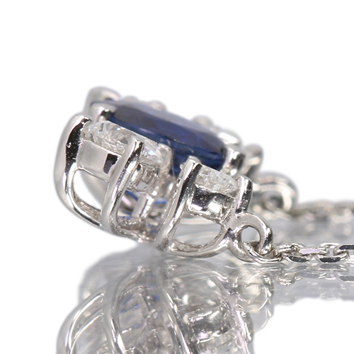 JG275★高級 ブルーサファイア0.86ct D プラチナ ヘッド 鑑付 JG275☆高級 ブルーサファイア0.86ct D プラチナ ヘッド 鑑付