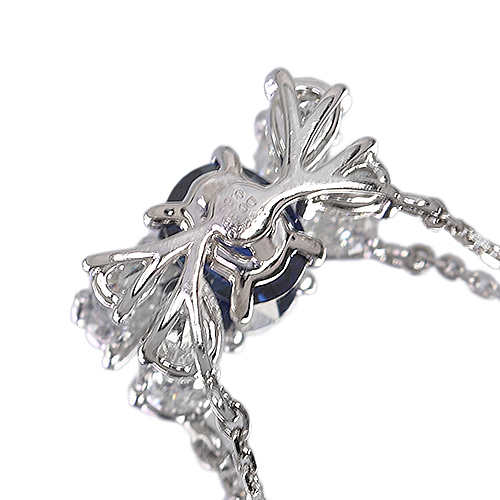 第455回抽選販売＞ブルーサファイア 約0.7ct ダイヤモンド 0.5ct
