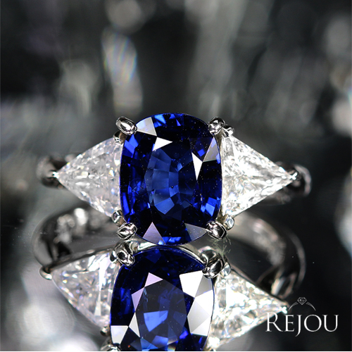 第456回抽選販売＞ロイヤルブルーサファイア 約3ct ダイヤモンド