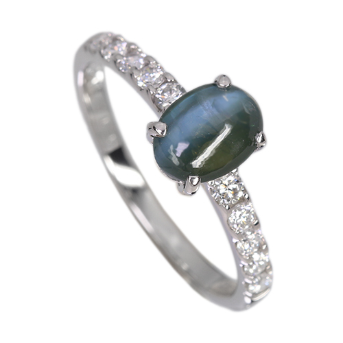 希少石 アレキサンドライト キャッツアイ リング フリーサイズ 希少石 アレキサンドライト キャッツアイ リング フリーサイズ