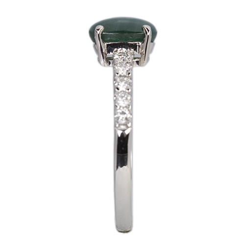 アレキサンドライトキャッツアイ 1.1ct ダイヤモンド 0.2ct