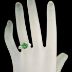 VAYf}gChK[lbg 2.4ct _Ch 0.5ct/F/SI1 0.5ct/F/SI2/VG v`i O(w)