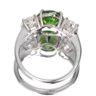 VAYf}gChK[lbg 2.4ct _Ch 0.5ct/F/SI1 0.5ct/F/SI2/VG v`i O(w)