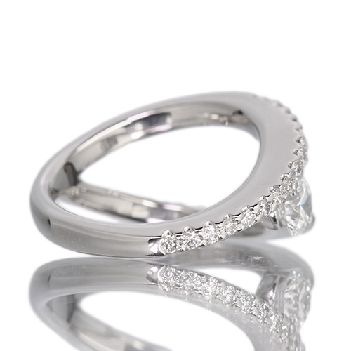 ◯ダイヤ プラチナ ピンキーリング◯ ダイヤモンド 0.368ct ダイヤモンド 0.17ct プラチナ ピンキー