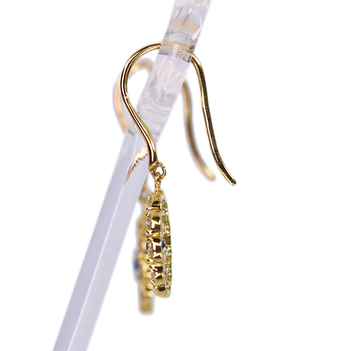 アウイナイト 0.09ct ダイヤモンド 0.7ct イエローゴールド