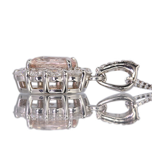 マダカスカル産非加熱パパラチアサファイア 1.5ct ダイヤモンド 1ct 