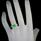 VAYf}gChK[lbg 1.3ct _Ch 0.34ct/I/SI2/G 0.33ct/I/SI1/Gv`i O(w)