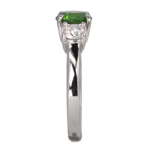 専用JQ34☆高級 デマントイドガーネット0.583ct D pt リング 鑑付