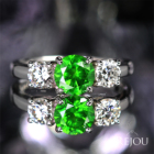 VAYf}gChK[lbg 1.3ct _Ch 0.34ct/I/SI2/G 0.33ct/I/SI1/Gv`i O(w)