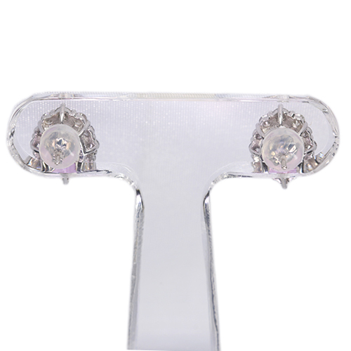 パパラチアサファイア 0.89ct/0.84ct ダイヤモンド 0.8ct プラチナ