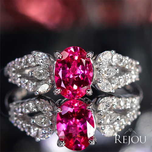 第458回抽選販売＞ネオンピンクスピネル 1.0ct ダイヤモンド 0.4