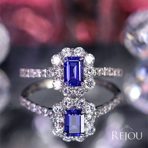 【くまっち】パープルサファイアダイヤモンドリング18金0.96ct くまっち】パープルサファイアダイヤモンドリング18金0.96ct くまっち