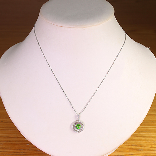 専用JB159★高級 デマントイドガーネット0.12ct D ヘッド 鑑付 ロシア産デマントイドガーネット 0.6ct ダイヤモンド 約0.5ct プラチナ