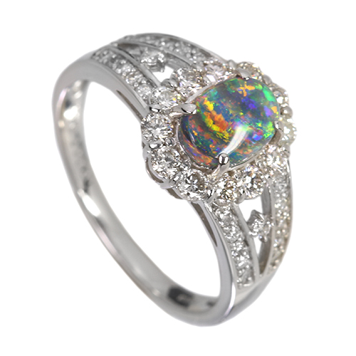 大粒3.86ct オーストラリアライトニングリッジ産　ブラックオパール B022 オーストラリアライトニングリッジ産ブラックオパール 0.5ct