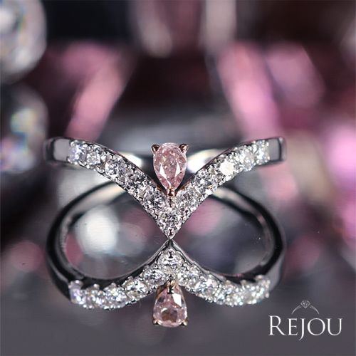 『専用です』天然無処理ピンクダイヤモンド 計0.566ct SI2-FP中宝研ソ 天然無処理 ピンクダイヤモンド 計0.566ct SI2-FP PT 中宝研ソ ピンク