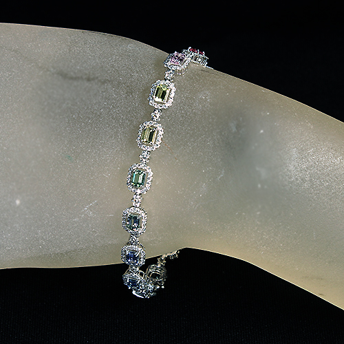 第460回抽選販売＞非加熱ファンシーカラーサファイア 4.1ct