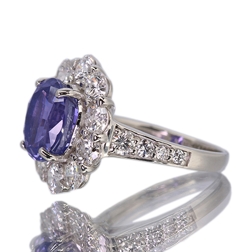 スリランカ産非加熱カラーチェンジバイオレットサファイア 約5ct