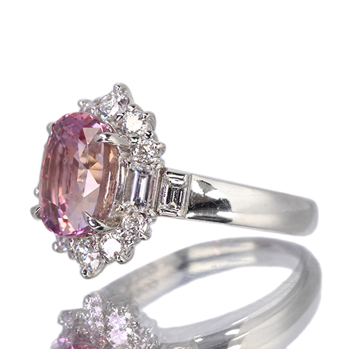 第460回抽選販売＞スリランカ産パパラチアサファイア 3.7ct