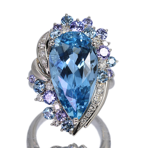 第460回抽選販売＞サンタマリアアクアマリン 11.8ct アクア